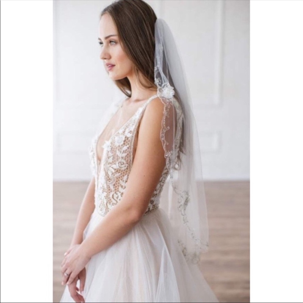 Brides & Hairpins Marina Embellished Wedding Veil